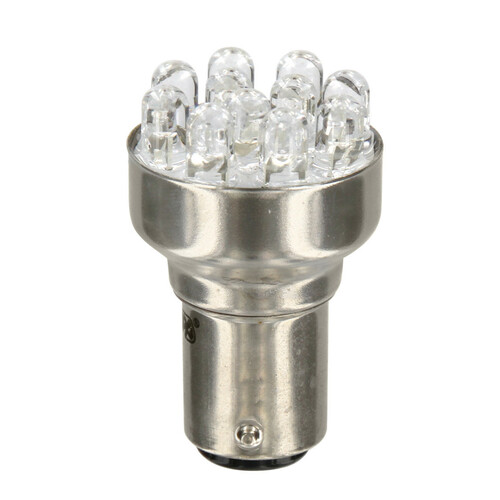 12V Lampada Multi-Led 11 Led – (P21/5W) – BAY15d – 1 pz – Scatola – Rosso