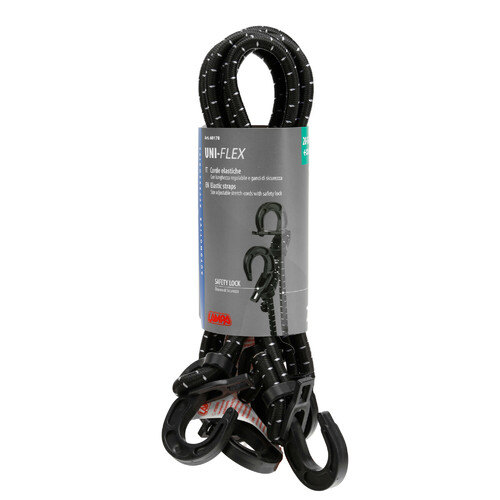 Uni-Flex, coppia corde elastiche regolabili con ganci di sicurezza - immagine 5