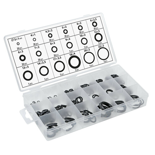 O-Ring, assortimento 225 pz, 18 misure - immagine 3