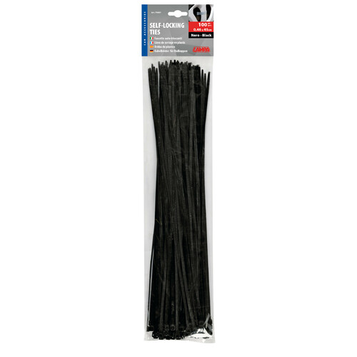Fascette fermacavo 100 pz - 45 cm - Nero - immagine 3
