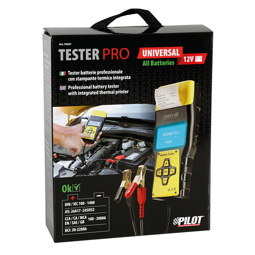Tester-Pro, tester batterie professionale con stampante termica integrata - immagine 7