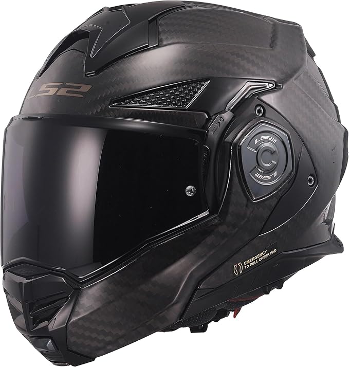 LS2 FF901 Casco Moto Modulare ADVANT X CARBON Solid Gloss