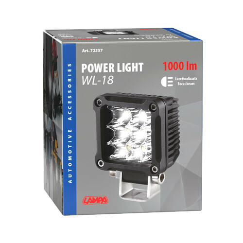 WL-18, faro ausiliario a 9 Led - 12/24V - Bianco - immagine 5