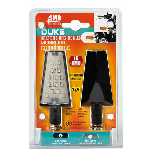 Duke, indicatori direzione a Led - 12V LED - Nero - immagine 3