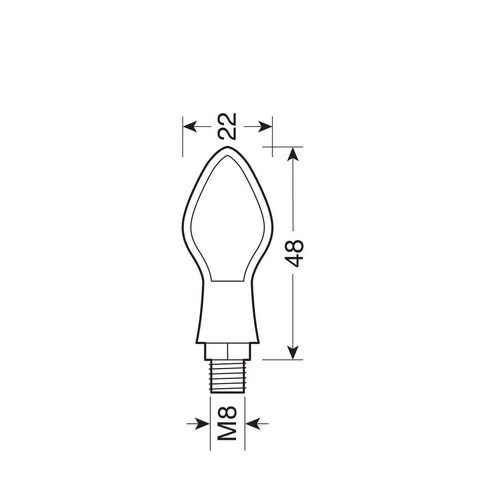 Pixia, indicatori di direzione a Led - 12V LED - Nero - immagine 2