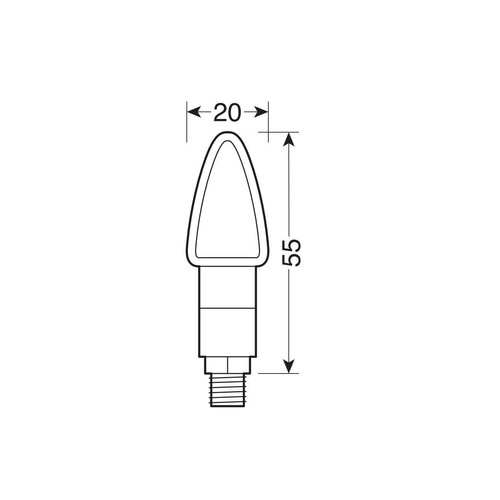 Atom, indicatori di direzione - 12V LED - Nero - immagine 2