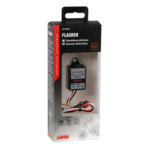 Flasher, intermittenza elettronica - 6/12/24V - 2A - immagine 4