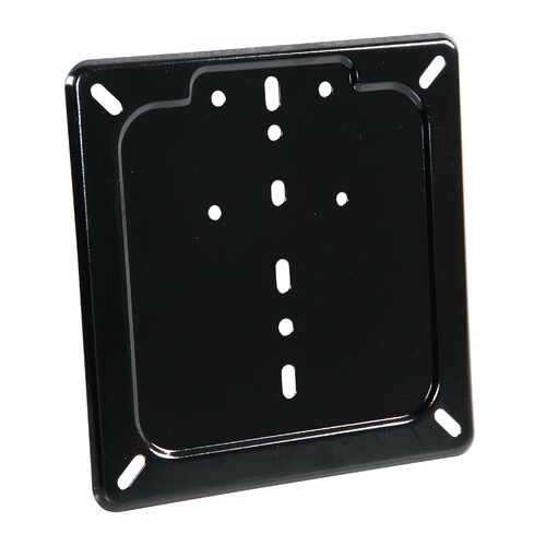Porta targa in acciaio inox – Nero