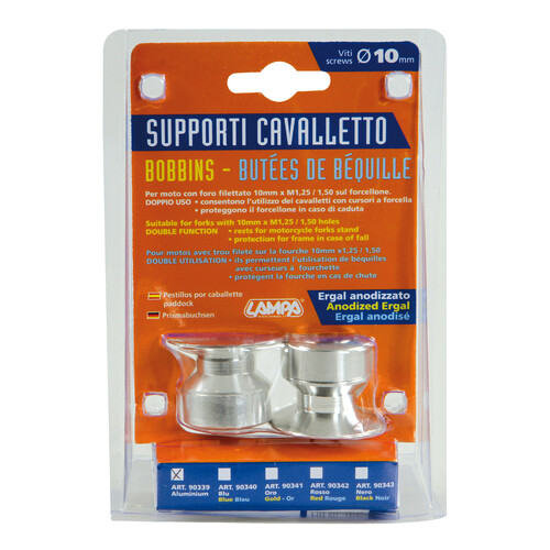 Kit supporti cavalletto - 10 mm - Alluminio - immagine 4