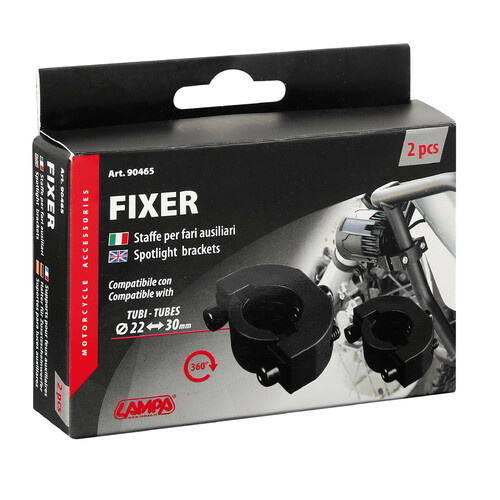 Fixer, coppia staffe per fari ausiliari - immagine 5