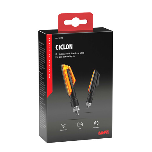 Ciclon, indicatori di direzione a led - 12V LED - immagine 3