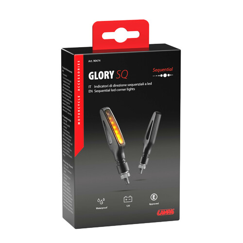 Glory SQ, indicatori di direzione a led sequenziale - 12V LED - immagine 4