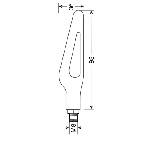 Glory SQ, indicatori di direzione a led sequenziale - 12V LED - immagine 3