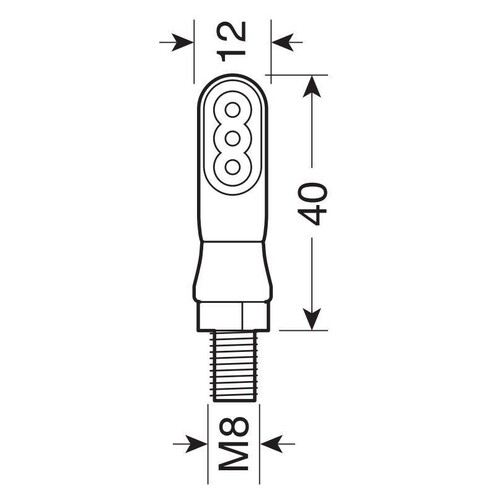 Nano, indicatori di direzione a led - 12V LED - immagine 3
