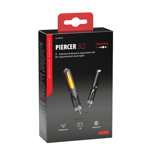 Piercer SQ, indicatori di direzione a led sequenziale - 12V LED - immagine 3