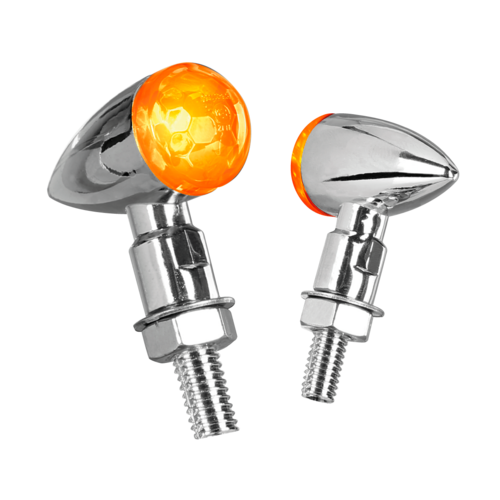 Drop, indicatori direzione a Led - Cromo - immagine 2
