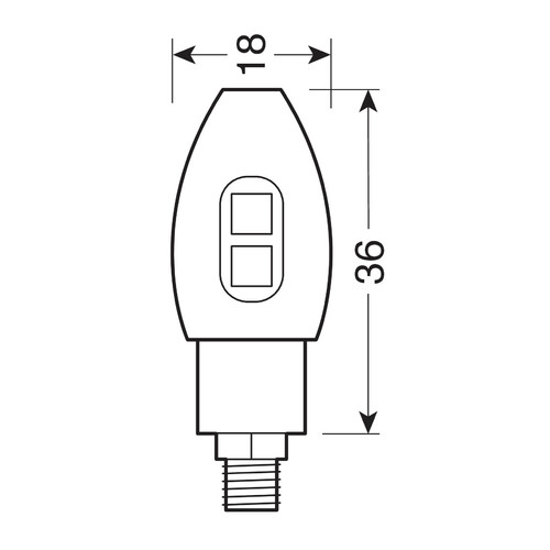 Volt, indicatori direzione a Led - Argento - immagine 2
