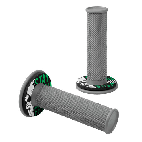 Donut Off-Road Grips, manopole universali – Grigio – Verde