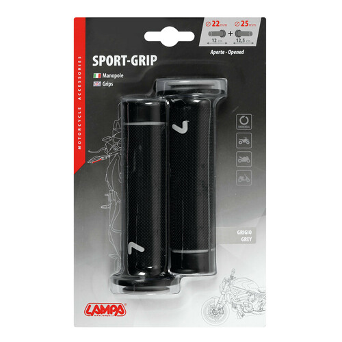 Sport-Grip, manopole universali - Grigio - immagine 3