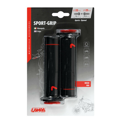 Sport-Grip, manopole universali - Rosso - immagine 3