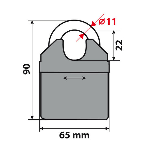 C-Lock 200, catena antifurto - 200 cm - immagine 3