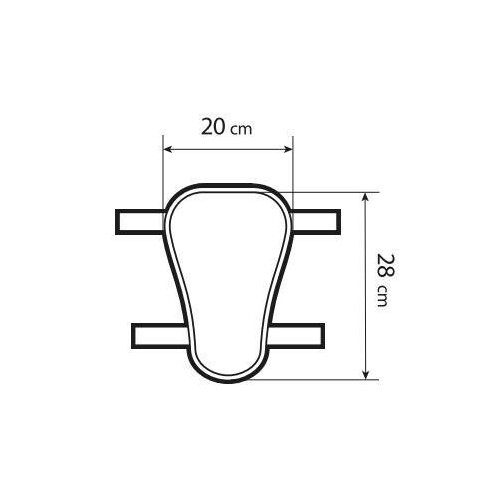 Gelpad Air, cuscino traspirante in gel per moto e scooter - M - 20x28 mm - immagine 4