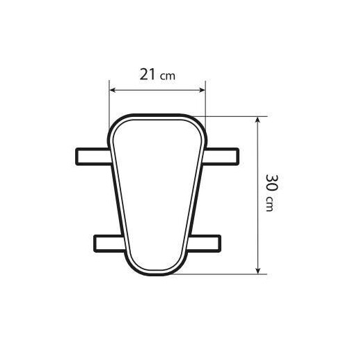 Gelpad Air, cuscino traspirante in gel per moto e scooter - L - 21x30 mm - immagine 7