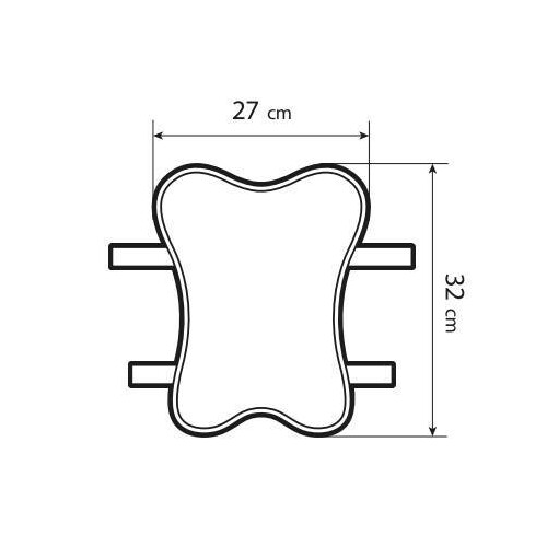 Gelpad Air, cuscino traspirante in gel per moto e scooter - XL - 27x32 mm - immagine 5