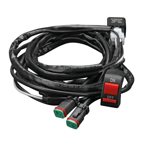 Light Wiring Kit, kit cablaggio faretti per moto, 12V
