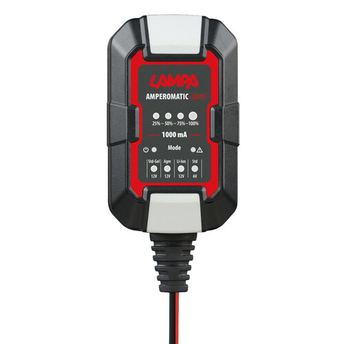 Amperomatic Bike, caricabatteria intelligente, 6/12V - 1A - immagine 2