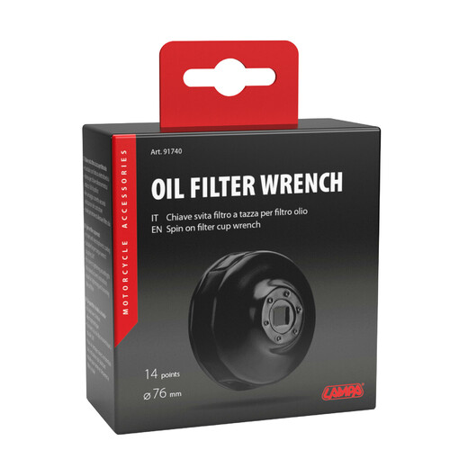 Chiave svita filtro a tazza per filtro olio per filtro Ø 76 mm con 14 lati - immagine 3