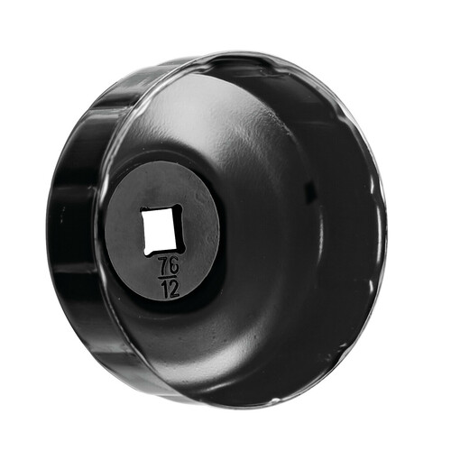 Chiave svita filtro a tazza per filtro olio per filtro Ø 76 mm con 12 lati - immagine 2