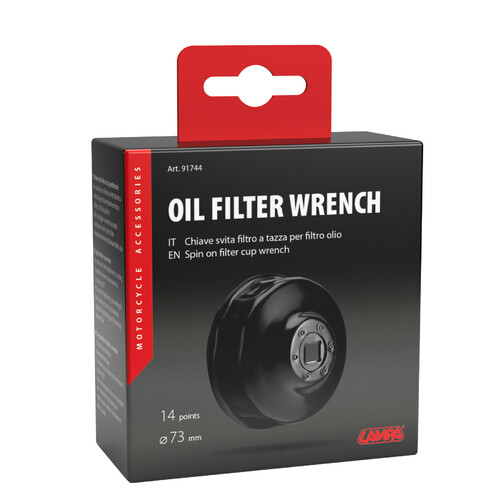 Chiave svita filtro a tazza per filtro olio per filtro Ø 73 mm con 14 lati - immagine 3