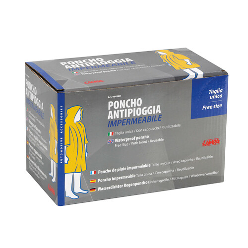 Poncho impermeabile anti pioggia, display 24 pz - immagine 3