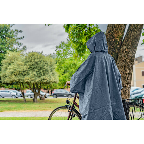 Adventure, poncho antipioggia multifunzione - Grigio - immagine 5
