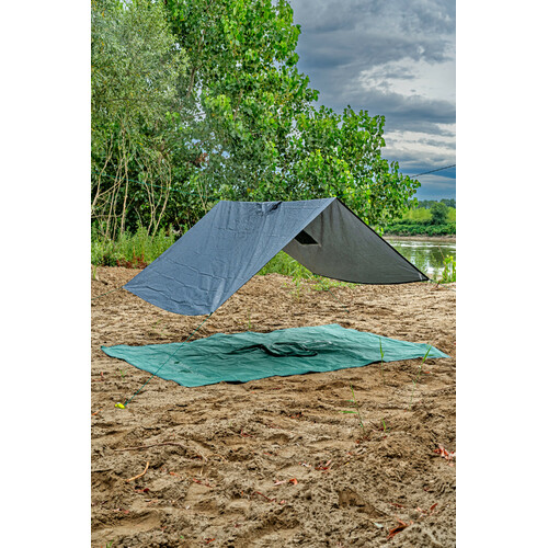 Adventure, poncho antipioggia multifunzione - Grigio - immagine 8