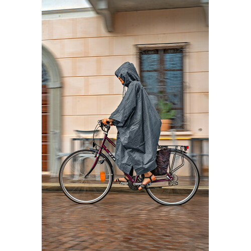 Adventure, poncho antipioggia multifunzione - Grigio - immagine 10