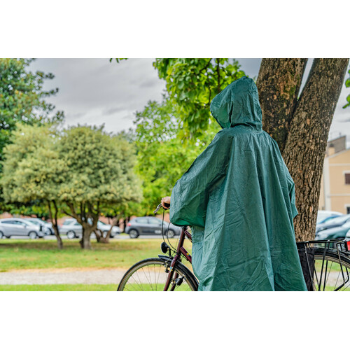 Adventure, poncho antipioggia multifunzione - Verde - immagine 9