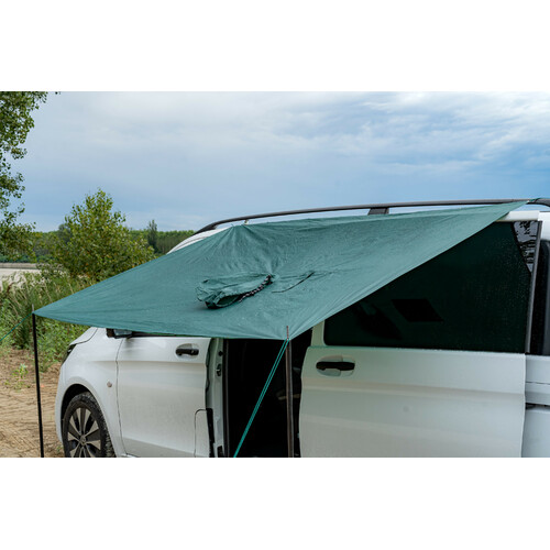 Adventure, poncho antipioggia multifunzione - Verde - immagine 13