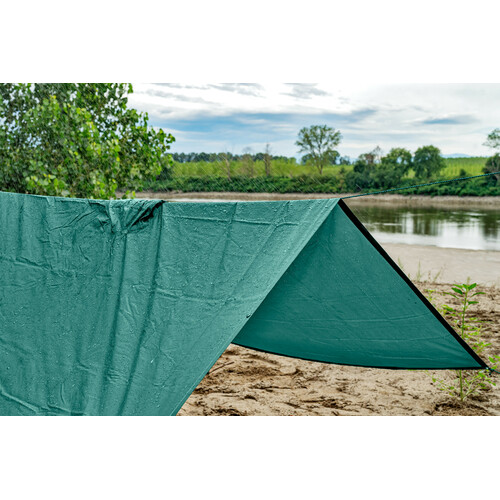 Adventure, poncho antipioggia multifunzione - Verde - immagine 15