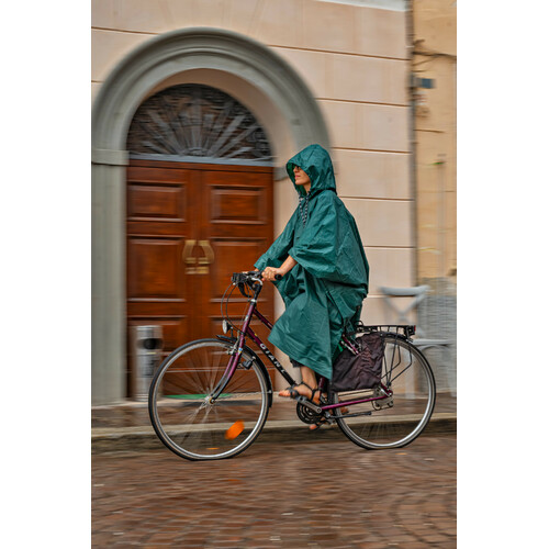 Adventure, poncho antipioggia multifunzione - Verde - immagine 16