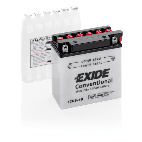 Batteria 12V – Exide Bike Conventional – 5 Ah – 40 A