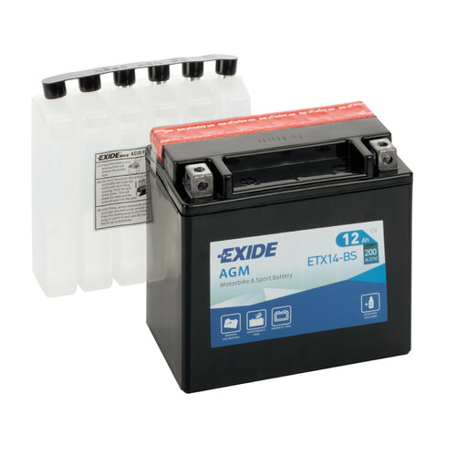 Batteria 12V - Exide Bike AGM - 12 Ah - 200 A - immagine 2