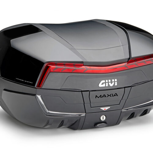 VALIGIA GIVI V58NNB2 MAXIA5, NERA CON CATADIOTTRO ROSSO E QUATTRO COVER VERNICIABILI