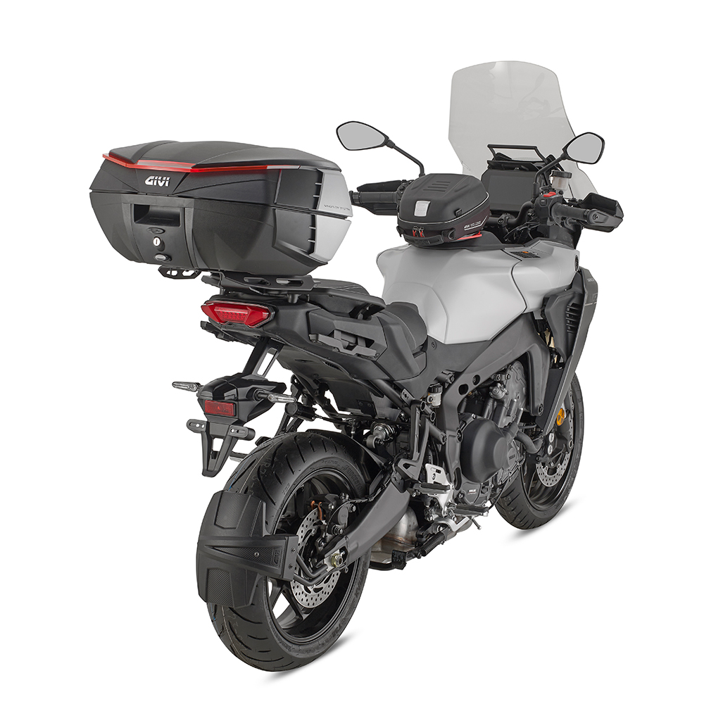 VALIGIA GIVI V49N AIR NERA CON CATADIOTTRO ROSSO - immagine 2