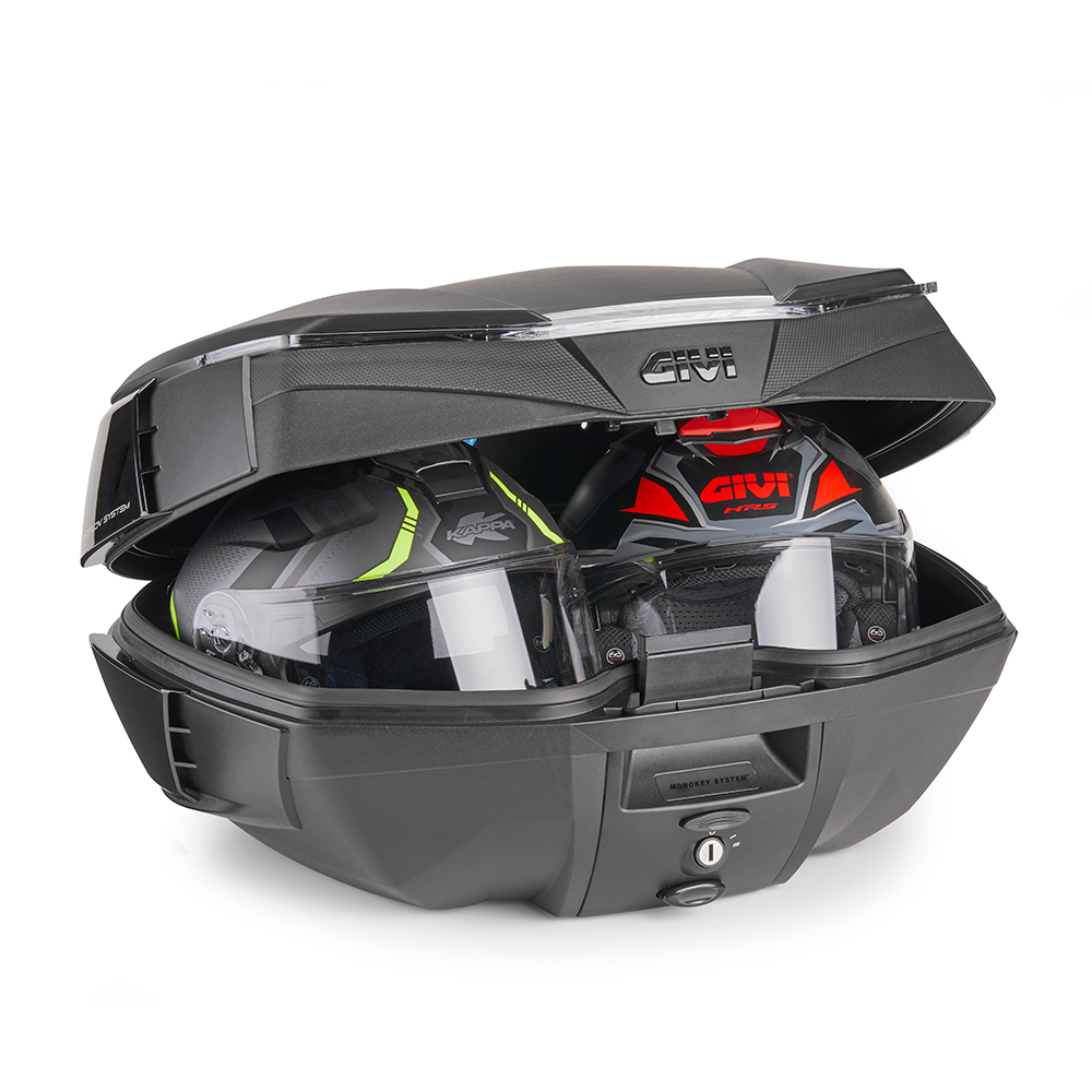 VALIGIA GIVI V49NB AIR NERA CON CATADIOTTRO FUME' - immagine 4