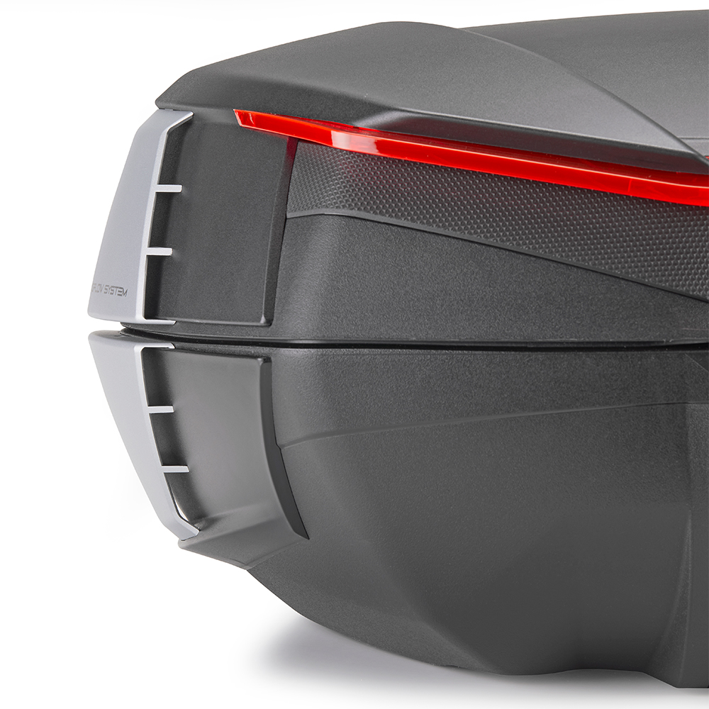 VALIGIA GIVI V49N AIR NERA CON CATADIOTTRO ROSSO - immagine 3