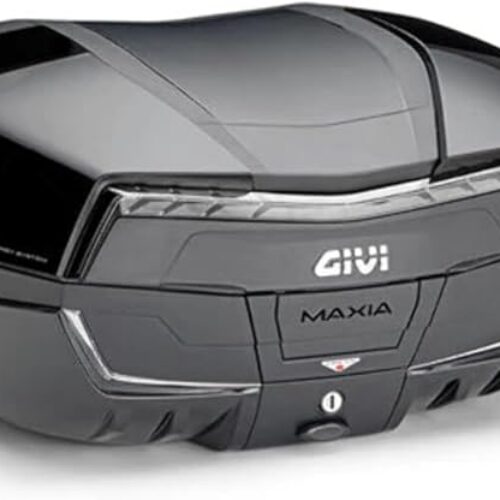 GIVI V58NNTB2 MAXIA 5 TECH VALIGIA CON CATADIOTTRO TRASPARENTE E QUATTRO COVER NERE