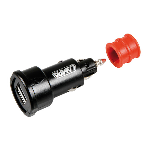 Uni-Tech, caricabatteria universale 2 porte Usb - Fast Charge - 2700 mA - 12/32V - immagine 2