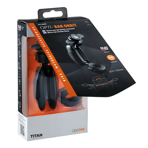 Titan Bar Orbit, supporto a braccio snodato con attacco per specchietti e traversini - immagine 14